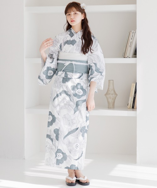Dita 浴衣 「かんたん着付け」二部式浴衣 3点セット（ゆかた