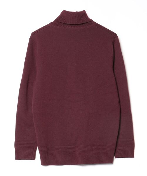 「WRAPINKNOT」 タートルネックニット 3 パープル メンズ_画像2