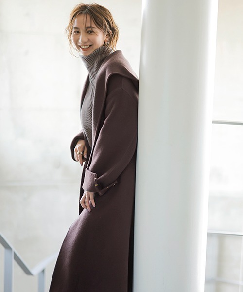 FRAY I.D（フレイ・アイディー） コート 0 モカ レディース : ZOZOTOWN