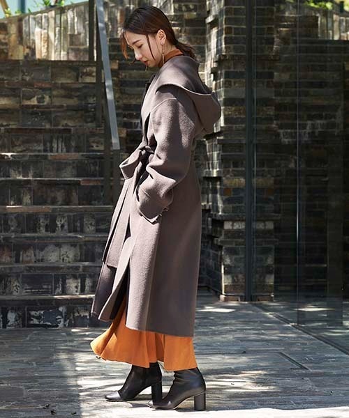 FRAY I.D（フレイ・アイディー） コート 0 モカ レディース : ZOZOTOWN