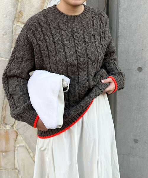 NOLLEY'S（ノーリーズ） 「Oldderby Knitwear」長袖ニット FREE