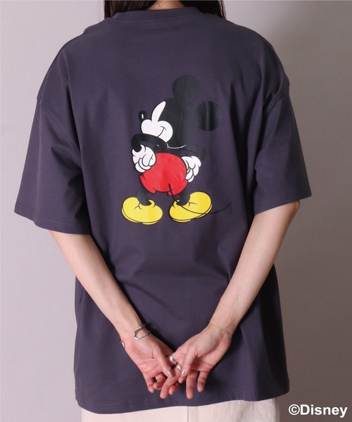 完売　人気　Tシャツ　ミッキーマウス アートクルーネックTシャツ（ミッキーマウス）（Tシャツ