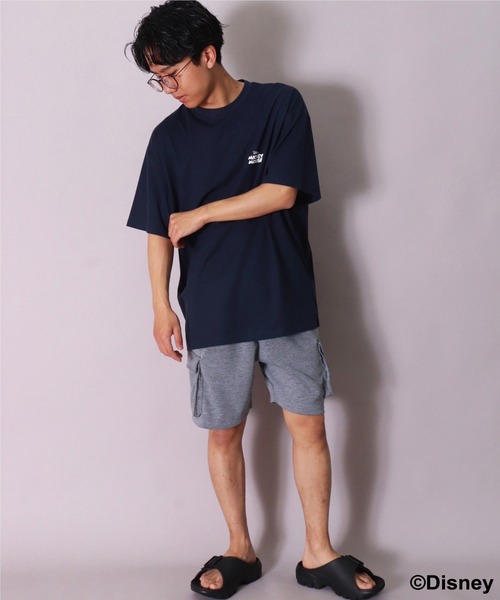 Disney tシャツ (DV)「Disney」ミッキーマウス プリント Tシャツ