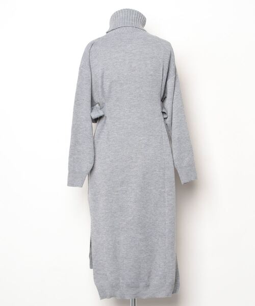 「EMODA」 ニットワンピース FREE グレー レディース_画像2