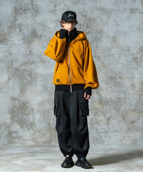 パーカー Layered Neck Hoodie / レイヤードネックフーディ メンズ レディース | glamb | 15