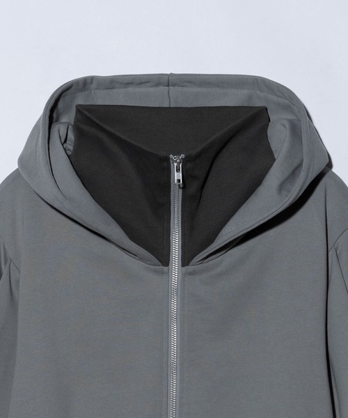 パーカー Layered Neck Hoodie / レイヤードネックフーディ メンズ レディース | glamb | 19