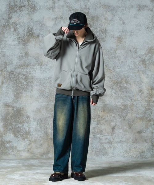 パーカー Layered Neck Hoodie / レイヤードネックフーディ メンズ レディース | glamb | 10