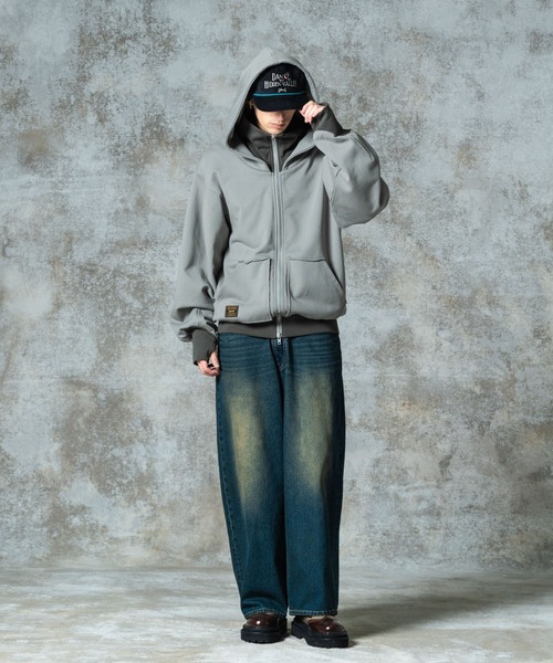 パーカー Layered Neck Hoodie / レイヤードネックフーディ メンズ レディース | glamb | 12