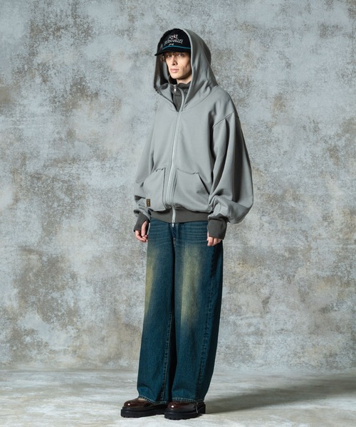 パーカー Layered Neck Hoodie / レイヤードネックフーディ メンズ レディース | glamb | 13