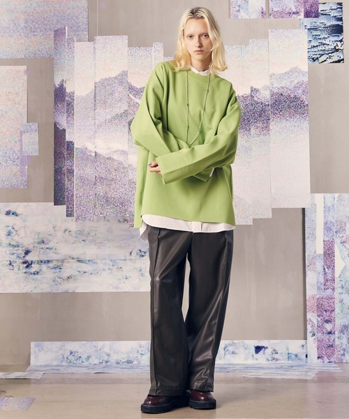 「MAISON SPECIAL」 長(zhǎng)袖ニット 0 ホワイト メンズ
