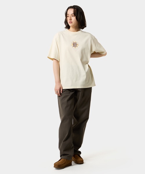 関税込み♪【HUF】Apollo Washed ロゴ ★ 半袖 Tシャツ HUF tシャツ APOLLO WASHED TEE / Tシャツ 半袖 メンズ