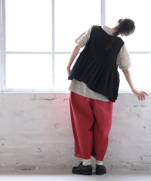 soulberryの９分丈パンツ 映えちゃうグリーンな9分丈パンツ（その他パンツ）｜soulberry