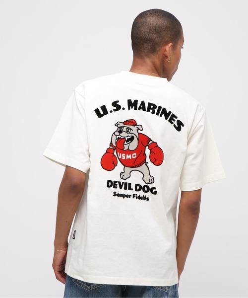 AVIREX アヴィレックス USMC BULLDOG TEE ブルドック半袖Tシャツ USMC BULLDOG T-SHIRT / ブルドック 半袖Tシャツ / AVIREX
