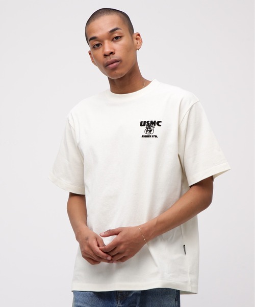 AVIREX tシャツ USMC BULLDOG T-SHIRT / ブルドック 半袖Tシャツ