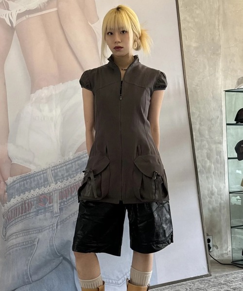 ワンピース SCULPTOR Cargo Zip-Up Dress SCULPTOR ワンピース Cargo Zip-Up Dress : ZOZOTOWN Yahoo!店