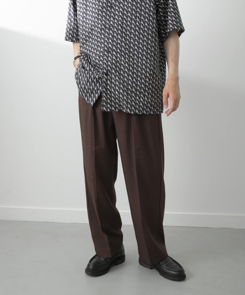 ITEMS URBANRESEARCH スラックス 2タックセンタープレス
