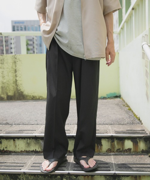 ITEMS URBANRESEARCH スラックス 2タックセンタープレス