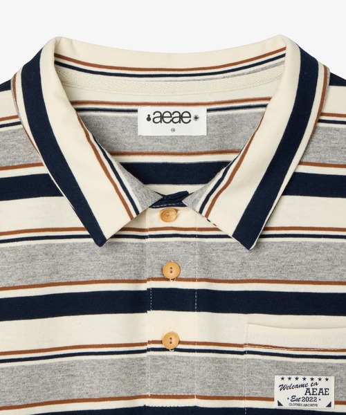aeae tシャツ STRIPE PK T-SHIRTS レディース メンズ : ZOZOTOWN Yahoo