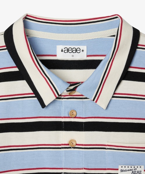 aeae tシャツ STRIPE PK T-SHIRTS レディース メンズ : ZOZOTOWN Yahoo