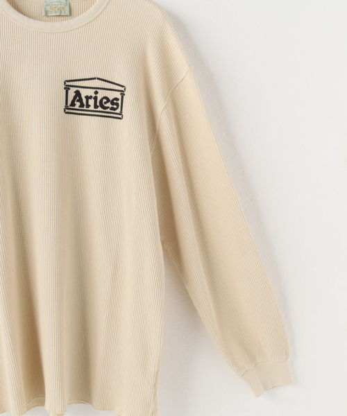 ARIES（アリーズ） tシャツ 「ARIES / アリーズ」WAFFLE LS TEE メンズ 