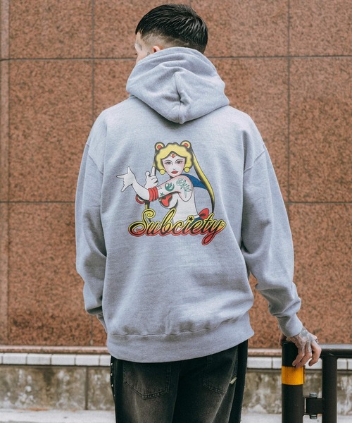 Subciety（サブサエティ） パーカー Moon light hoodie メンズ
