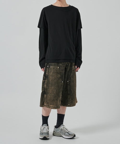 NVRFRGT（ネヴァーフォーゲット） tシャツ 別注 DOUBLE LAYERD LONG
