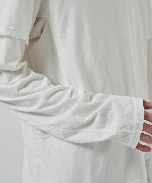NVRFRGT（ネヴァーフォーゲット） tシャツ 別注 DOUBLE LAYERD LONG