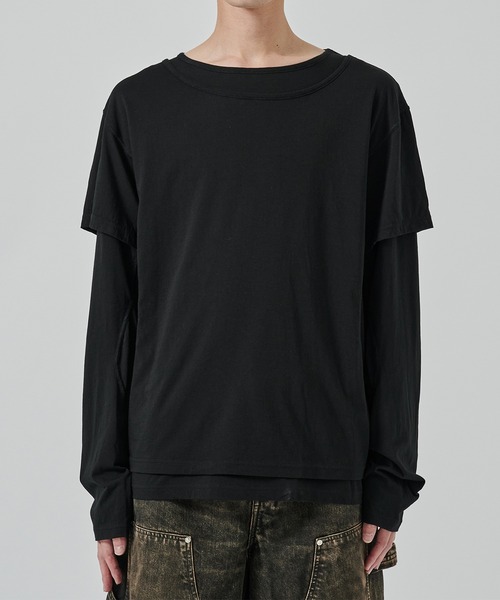 NVRFRGT（ネヴァーフォーゲット） tシャツ 別注 DOUBLE LAYERD LONG