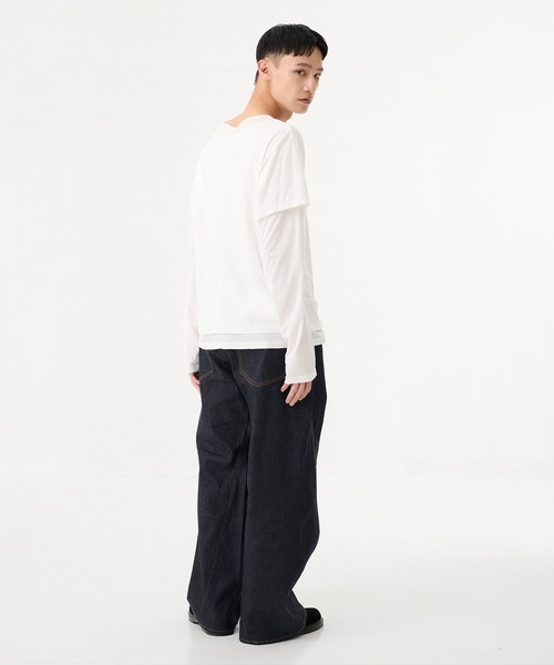 NVRFRGT（ネヴァーフォーゲット） tシャツ 別注 DOUBLE LAYERD LONG