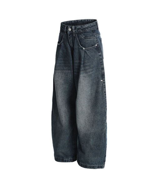ジーンズ ルーズバルーンシルエットデニムパンツ メンズ : ZOZOTOWN