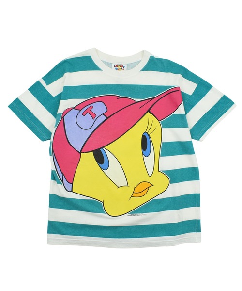 tシャツ 「USED」90's Looney Tunes ”TWEETY” ボーダー