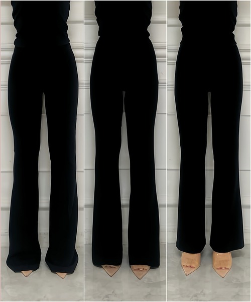 ロザリームーン☆新品未使用ストレッチフレアパンツ BASIC~ Flare Pants - ROSARYMOON OFFICIAL WEB STORE