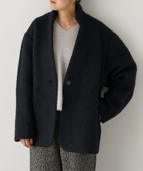 BEARDSLEY（ビアズリー） ステンカラーコート コート アルパカ