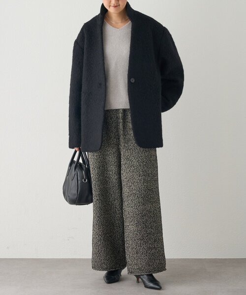 BEARDSLEY（ビアズリー） ステンカラーコート コート アルパカ