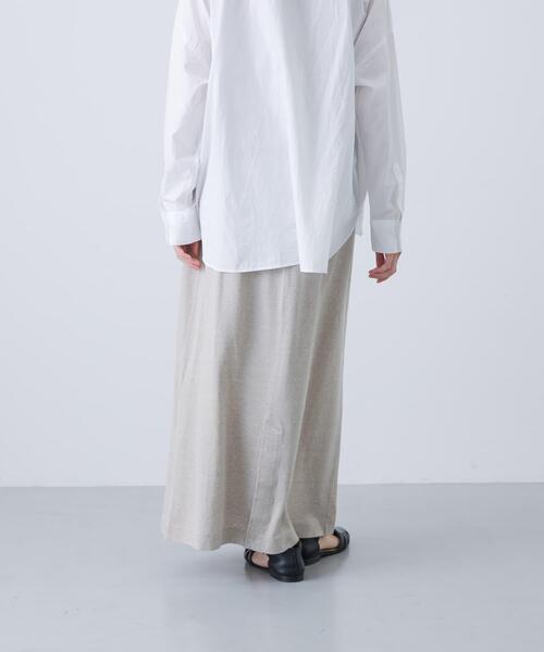 【タグ付き・未使用品】かぐれ ＊ リネンカットストレートスカート かぐれ スカート リネンカットストレートスカート : ZOZOTOWN Yahoo!店