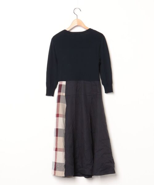 BLUE LABEL CRESTBRIDGE ニットドッキングワンピース　36 BLUE LABEL CRESTBRIDGE（ブルーレーベルクレストブリッジ