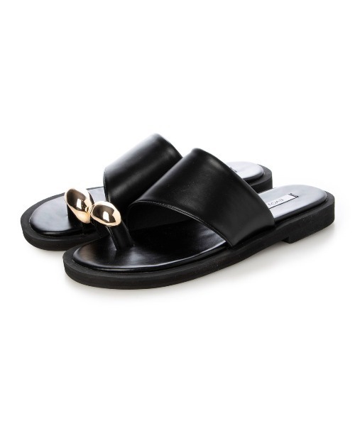 「EVOL」 フラットサンダル M ブラウン レディース_画像2