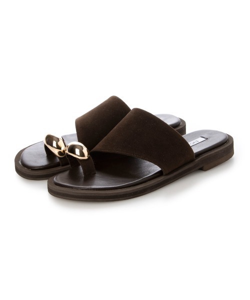 「EVOL」 フラットサンダル M ブラウン レディース_画像7