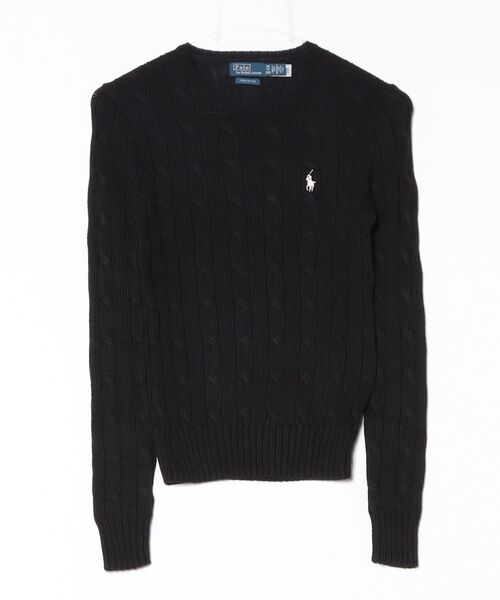 極美品♪ポロラルフローレン　コットン　ニット　クルーネック　日本Mサイズ相当 極美品♪ポロラルフローレン コットン ニット クルーネック 日本M
