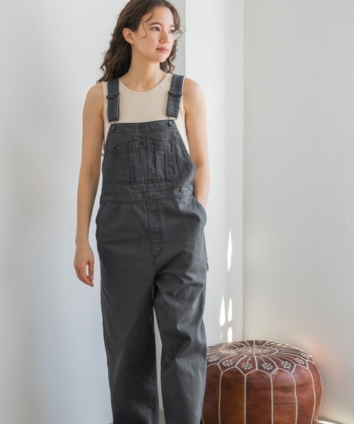 niko and…（ニコアンド） オーバーオール MEDIUM ベージュ レディース