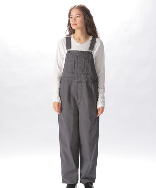 ニコアンド　サロペット　オーバーオール niko and…（ニコアンド） オーバーオール MEDIUM ベージュ レディース