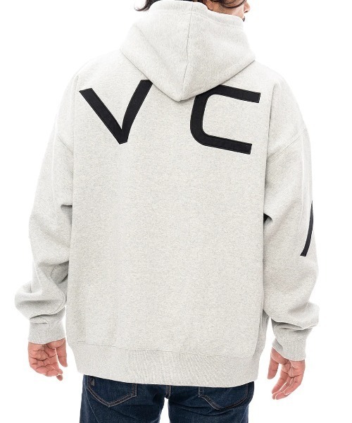 2019最新ルーカ FAKE RVCA HOODIEプルオーバーパーカベージュS RVCA（ルーカ） パーカー 「RVCA/ルーカ」24AW FAKE RVCA HD/バック