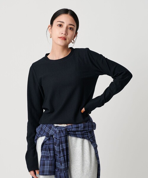 tシャツ コットンポリエステル ラメロングスリーブカットソー レディース | BEAUTY＆YOUTH UNITED ARROWS | 07