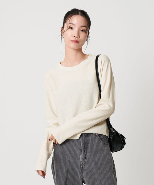 tシャツ コットンポリエステル ラメロングスリーブカットソー レディース | BEAUTY＆YOUTH UNITED ARROWS | 10
