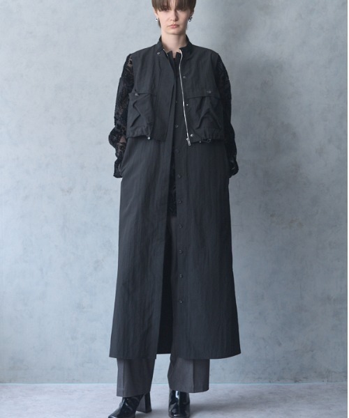 ワンピース Fin shirt one-piece フィンシャツワンピース_17