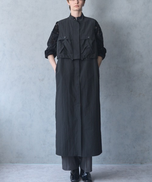ワンピース Fin shirt one-piece フィンシャツワンピース_19