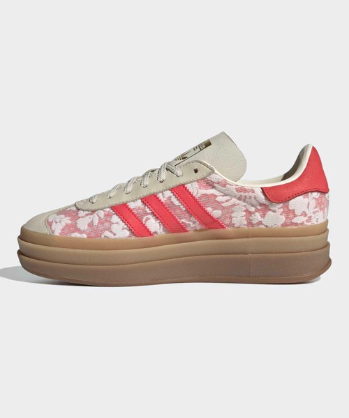 アディダス ガゼル スウェード×リバティ花柄 ラバーソール スニーカー 24cm adidas（アディダス） スニーカー ガゼルボールド × リバティ