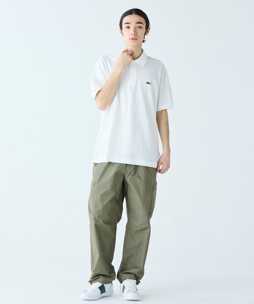 「LACOSTE」 半袖ポロシャツ M ピンク メンズの画像
