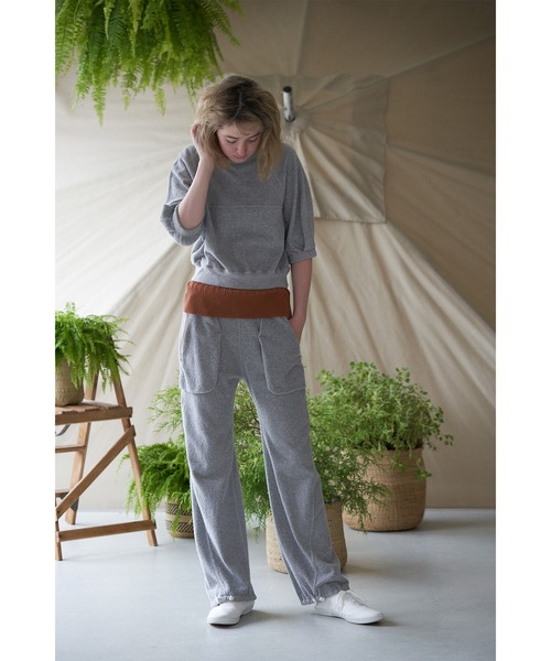 「UNFIL」 半袖カットソー 0 ナチュラル レディース_画像2