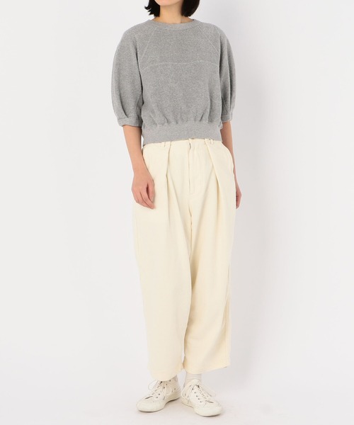 「UNFIL」 半袖カットソー 0 ナチュラル レディース_画像6